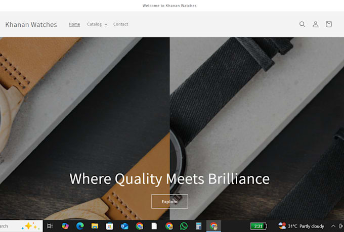 design a shopify private label store